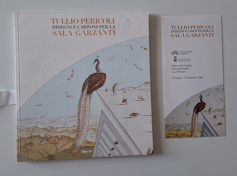 TULLIO PERICOLI DISEGNI CARTONATI SALA GARZANTI ELECTA 2000 DISEGNO ORIGINALE