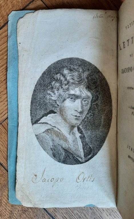 ULTIME LETTERE DI JACOPO ORTIS "SECONDA EDIZIONE" ITALIA 1802
