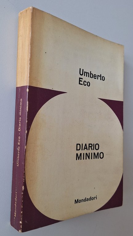 UMBERTO ECO DIARIO MINIMO MONDADORI 1963 1° ED. | Immagine Gallery 2