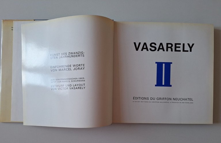 VASARELY II EDITIONS DU GRIFFON NEUCHATEL 1970