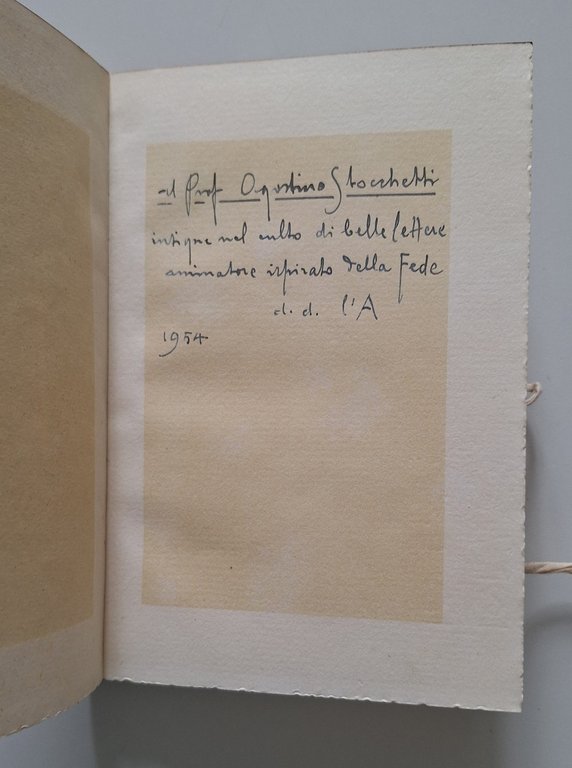 VICO VIGANO L'OFFERTA SONETTI DISEGNI ACQUEFORTI ED. BIBLIOTECA AMBROSIANA 1948