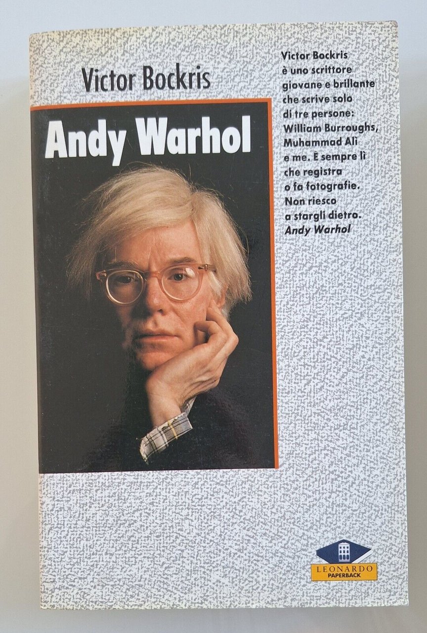 VICTOR BOCKRIS ANDY WARHOL LEONARDO 1991