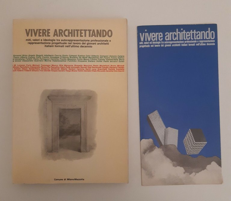 VIVERE ARCHITETTANDO COMUNE DI MILANO MAZZOTTA 1982