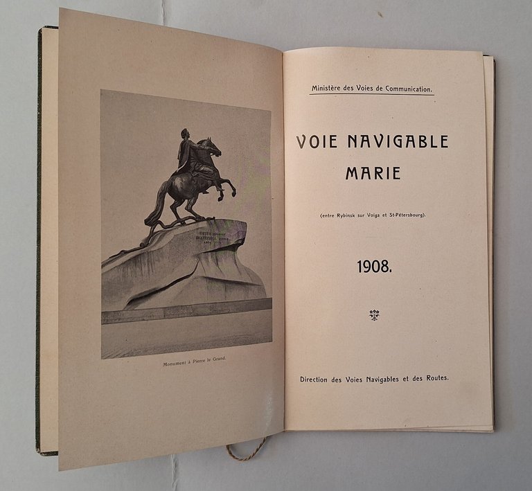 VOIE NAVIGABILE MARIE ENTRE RYBINSK SUR VOLGA 1908
