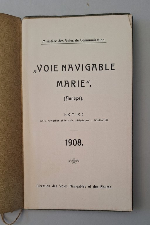 VOIE NAVIGABILE MARIE ENTRE RYBINSK SUR VOLGA 1908