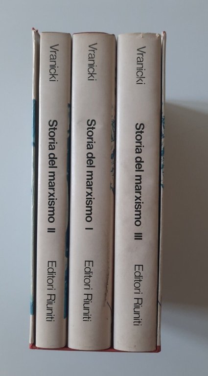 VRANICKI STORIA DEL MARXISMO EDITORI RIUNITI 3 VOLUMI