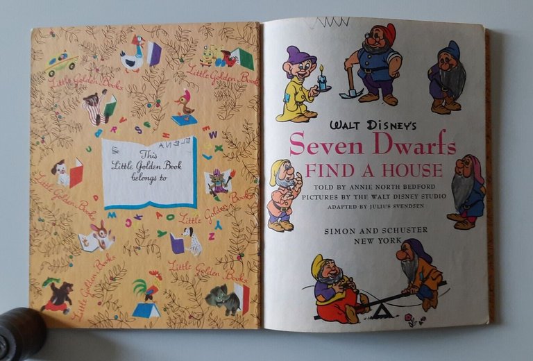 WALT DISNEY'S SEVEN DWARFS FIND A HOUSE A LITTLE GOLDEN …