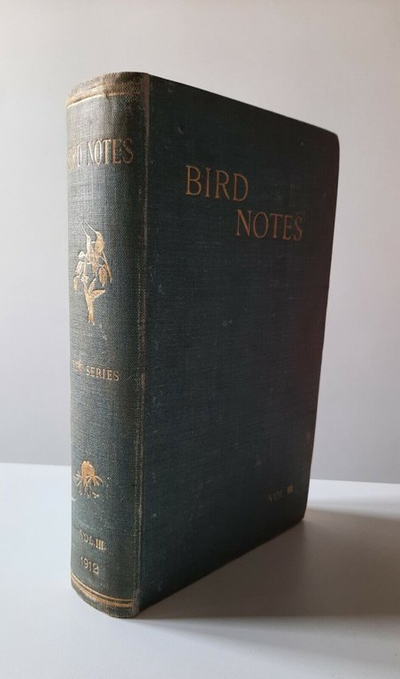 WESLEY T. PAGE BIRD NOTES VOL. 3 AVIAN PRESS 1912