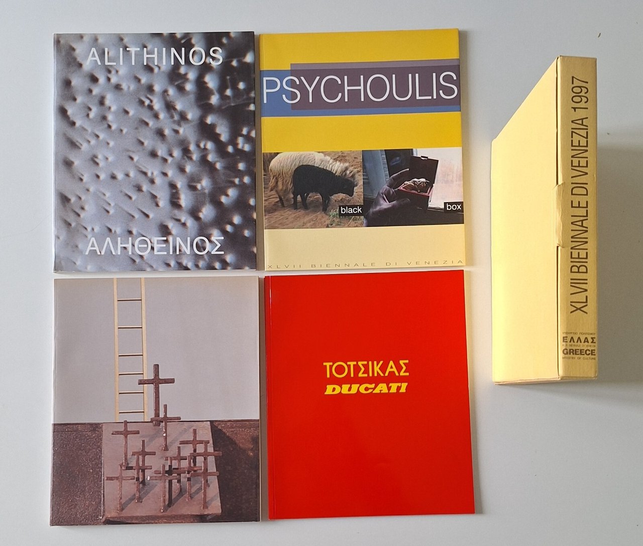 XLVII BIENNALE DI VENEZIA 1997 GREECE ELLAS ALITHINOS PSYCHOULIS DUCATI …