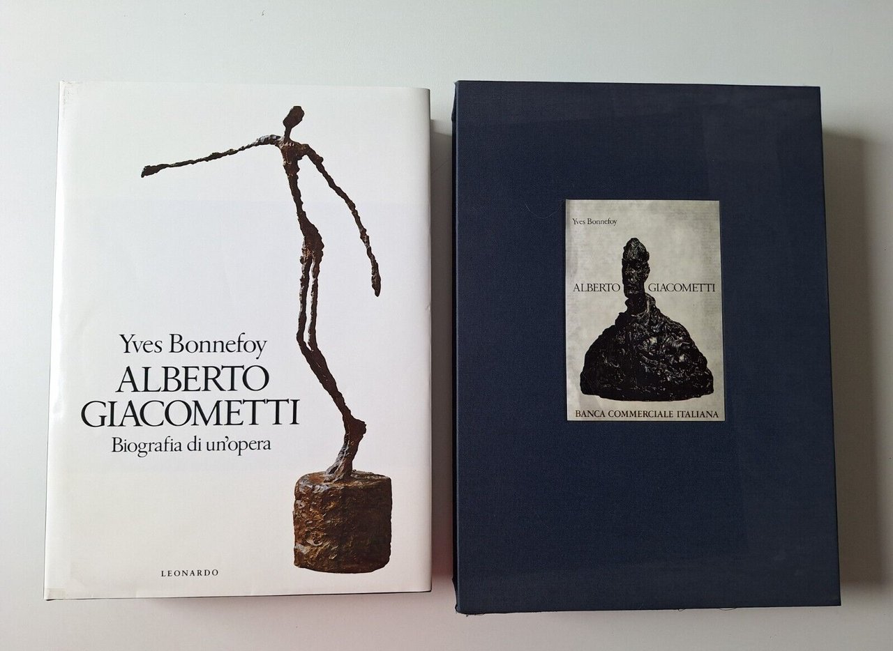 YVES BONNEFOY ALBERTO GIACOMETTI BIOGRAFIA DI UN'OPERA LEONARDO 1991