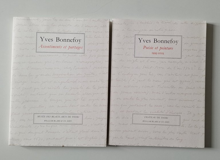 YVES BONNEFOY POESIE ET PEINTURE 1923-2005 ASSENTIMENTS ET PARTAGES AUTOGRAFATO | Immagine Gallery 1