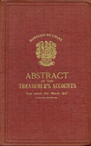 Borough of Colne : Abstract of the Treasurer's Accounts : …