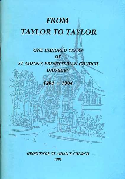 From Taylor to Taylor : One hundred years of St …