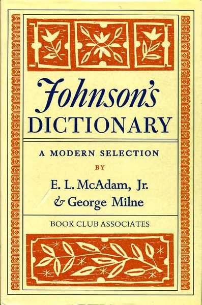 Johnson's Dictionary : A Modern Selection