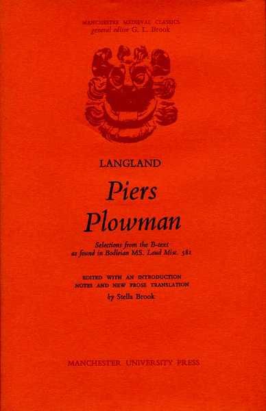 Piers Plowman: Selections from the B Text (Manchester medieval classics)