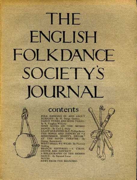 The English Folk-Dance Society's Journal Vol 1, No 1 : …