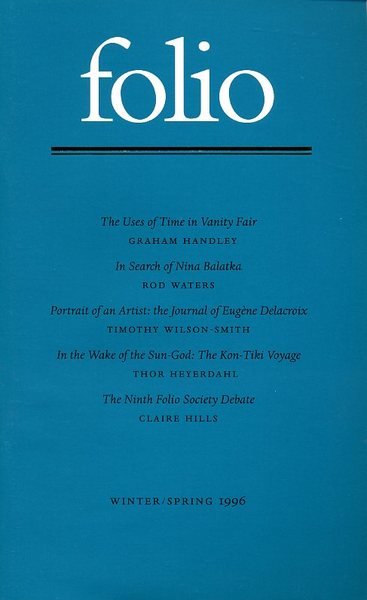 Folio - The Quarterly Magazine For The Folio Society : …