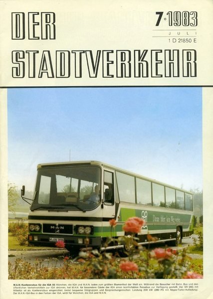 Der Stadtverkehr : July 1983 No 7