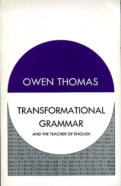 Transformational Grammar and the Teacher of English