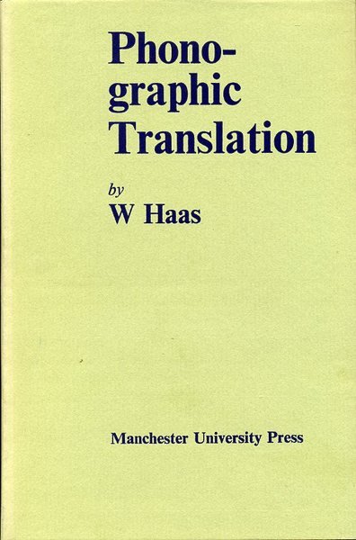Phono-graphic Translation (Mont Follick Series)