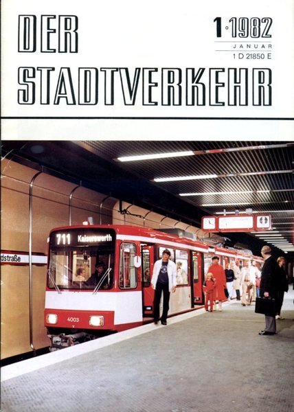 Der Stadtverkehr : Januar 1982 No 1