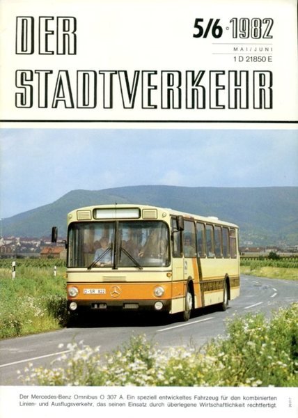 Der Stadtverkehr : Mai/Juni 1982 No 5/6