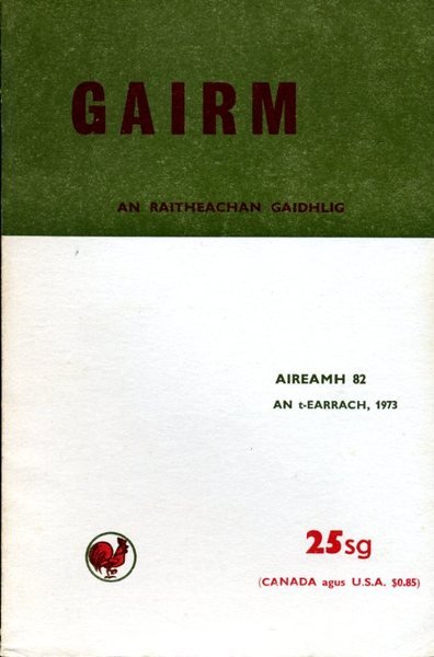 Gairm : An Raitheachan Gaidhlig : Spring 1973 - No …