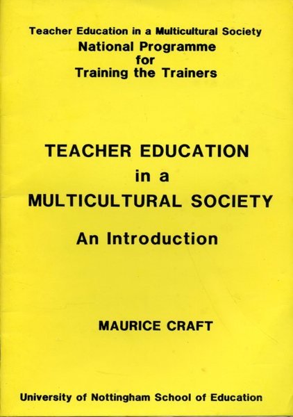 Teacher Education in a Multicultural Society