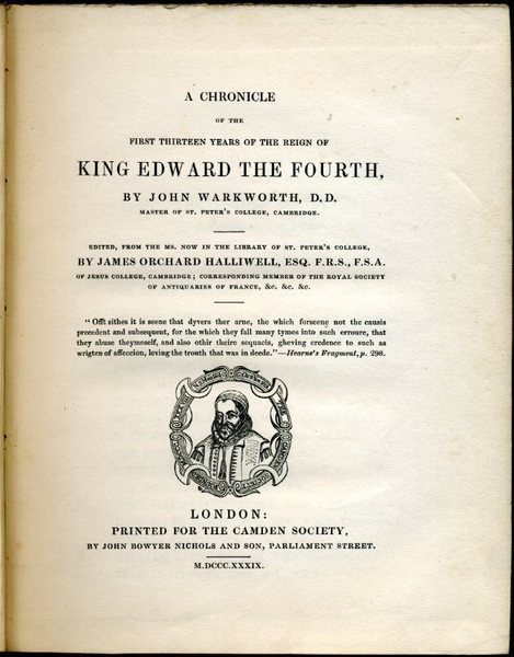 A Chronicle of the First Thirteen Years of the Reign …