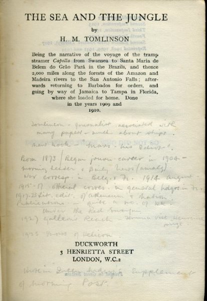 The Sea and the Jungle