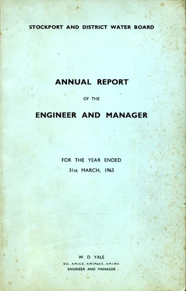 Stockport and District Water Board : Annual Report of the …