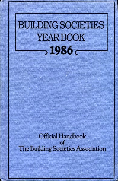 Building Societies Year Book 1986