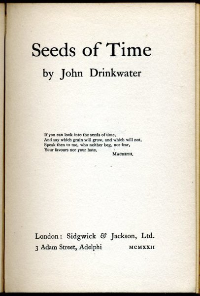 Seeds of Time