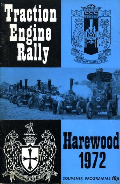 9th Traction Engine Rally : Harewood 1972 : Souvenir Programme