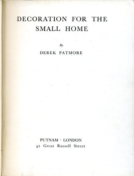 Decoration for the Smll Home