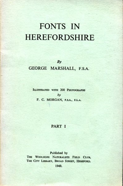 Fonts in Herefordshire : Part I