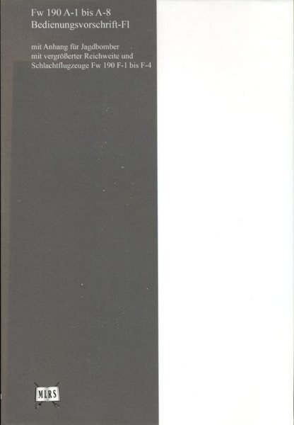 Fw 190 A-1 Bis A-8 (Bedienungsvorschrift-FI)