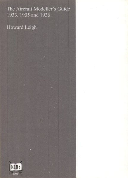 The Aircraft Modeller's Guide 1933, 1935 and 1936