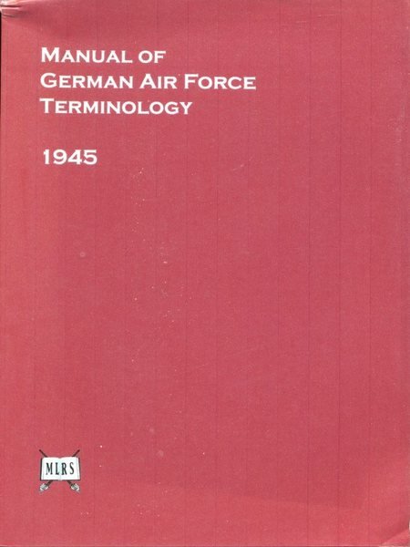 Manual of German Air Force Terminology