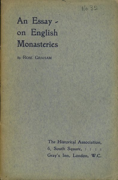 An Essay on English Monsteries