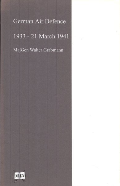 German Air Defence : 1933 - 21 March 1941