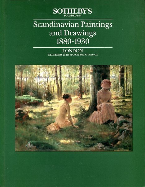 Sotheby's Scandinavian Paintings and Drawings 1880-1930 (London 25th March 1987)