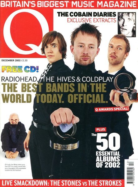Q Music Magazine : December 2002 : Radiohead Front Cover …