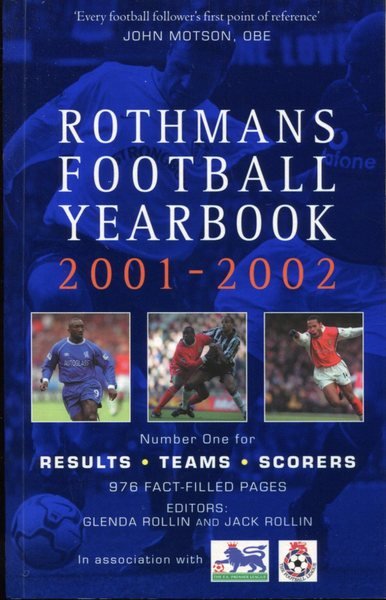 Rothmans Football Yearbook 2001-2002 : 32nd Year