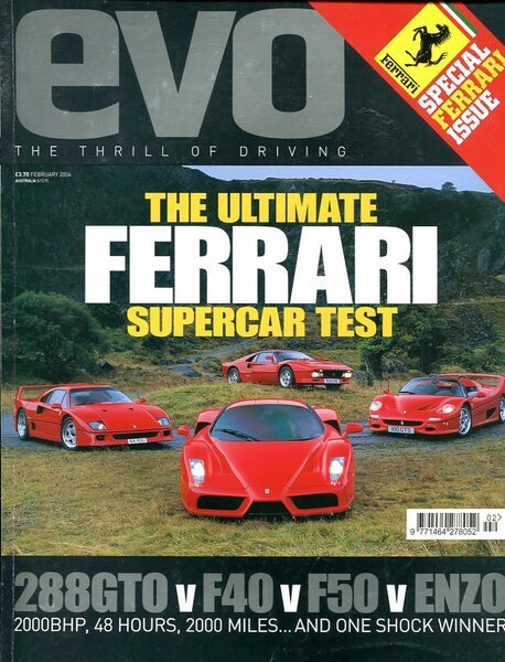 EVO Magazine February 2004 Special Ferrari Issue : Number 64