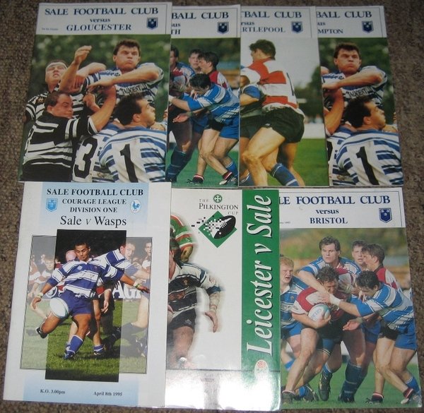 Sale Football Club Match Programmes (7 Copies 1994-1997)