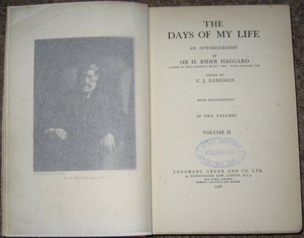 The Days of My Life : An Autobiography : Volume …