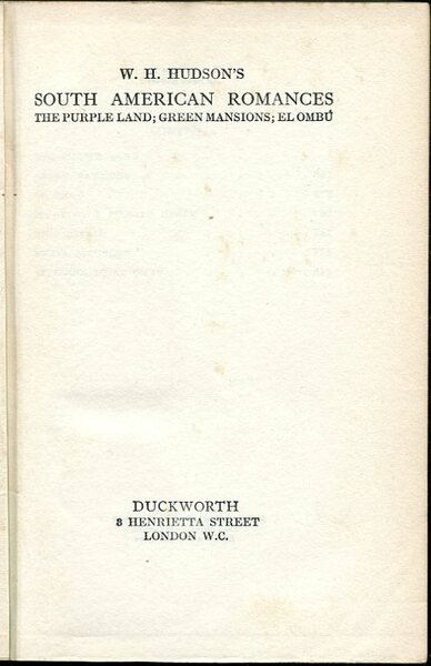 South American Romances