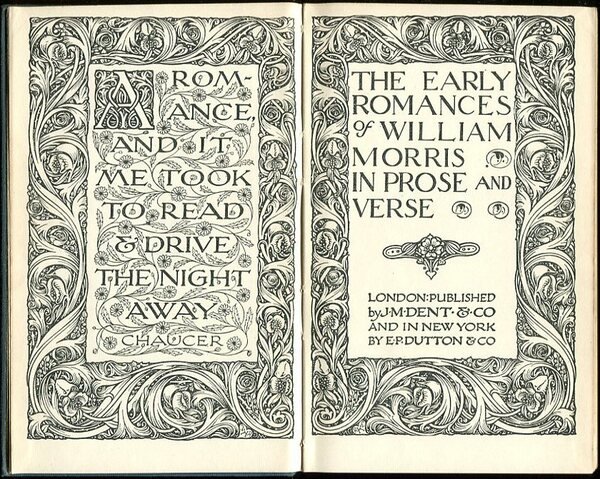 The Early Romances of William Morris