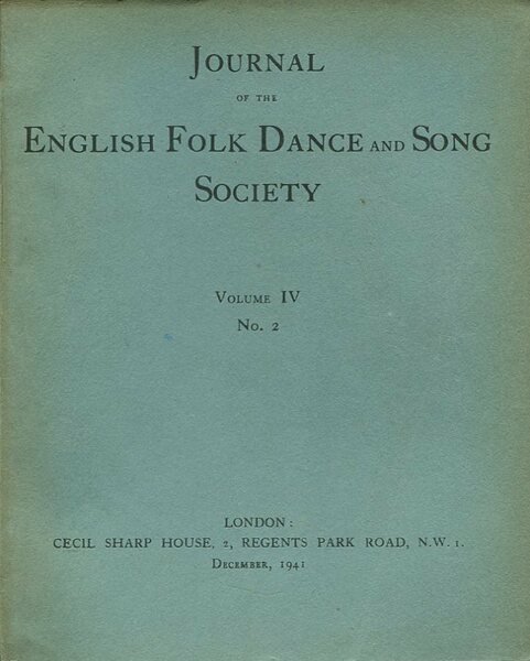 Journal of the English Folk Dance & Song Society : …